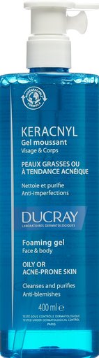 DUCRAY KERACNYL Reinigungsgel Tb 400 ml