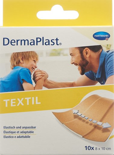 DERMAPLAST Text Schnellverb 8x10cm bei Box 10 Stk