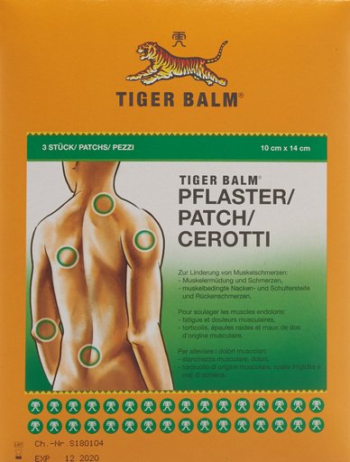 TIGER BALM Medizinal Pfl 10x14cm 3 Stk