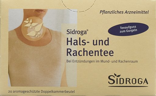 SIDROGA Hals- und Rachentee 20 Btl 2.5 g
