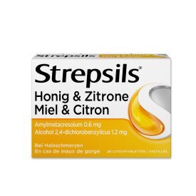 STREPSILS Lutschtabl Honig & Zitrone 24 Stk