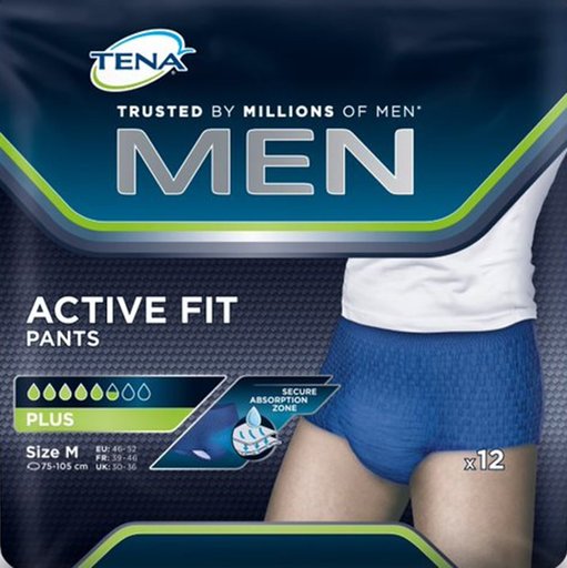 TENA Men Active Fit Pants Plus S/M 12 Stk