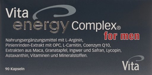 VITA ENERGY COMPLEX for men Kaps Glas 90 Stk