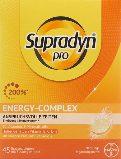 SUPRADYN pro energy-complex Brausetabl 45 Stk