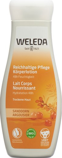 WELEDA Körperlotion reichhaltig Sanddorn Fl 200 ml