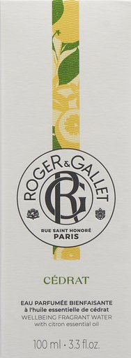ROGER GALLET CEDRAT Eau Parfumée 100 ml
