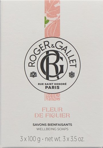 ROGER GALLET FLEUR F Boite 3 Savons 3 x 100 g