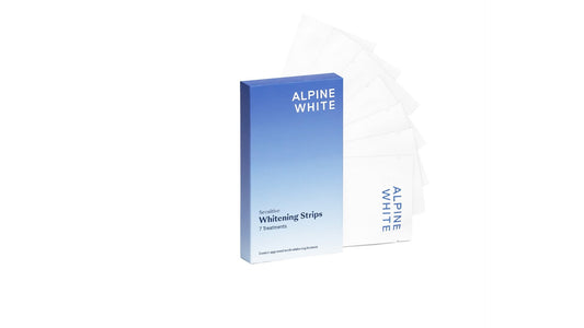 ALPINE WHITE Whitening Strips Sensitive f 7 Anwend