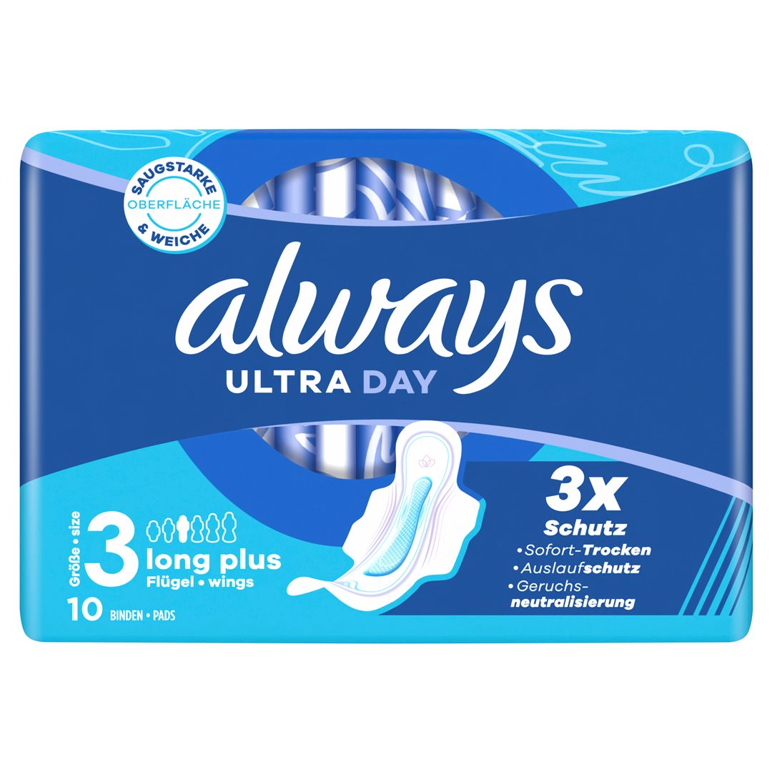 ALWAYS Ultra Binde Long Plus Flüg (n) 10 Stk