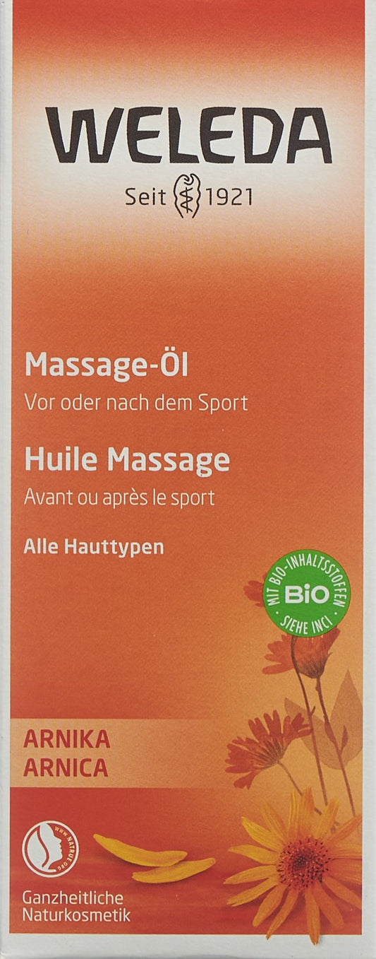 WELEDA Massage-Öl Arnika Glasfl 100 ml