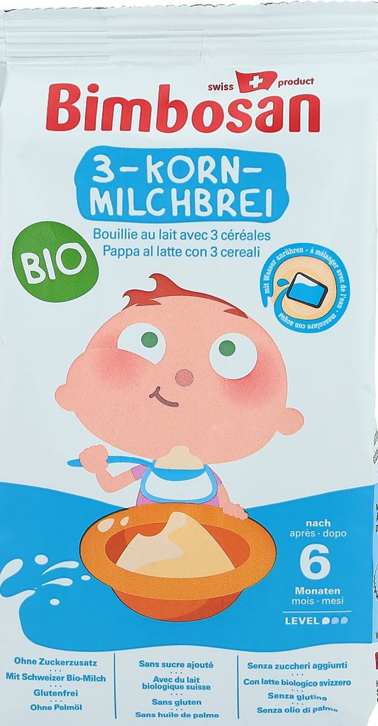 BIMBOSAN Bio-3-Kornmilchbrei Btl 300 g