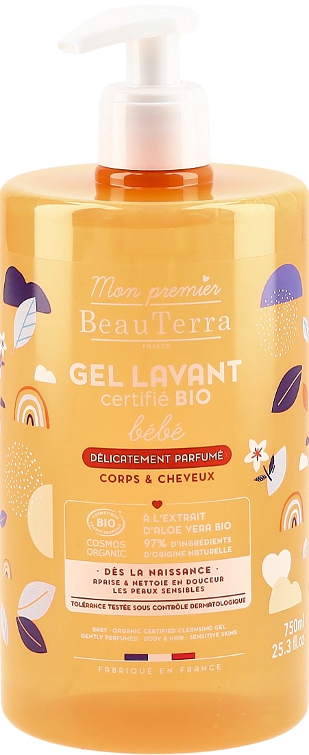 BEAUTERRA Baby Duschgel mit Parf Bio 750 ml