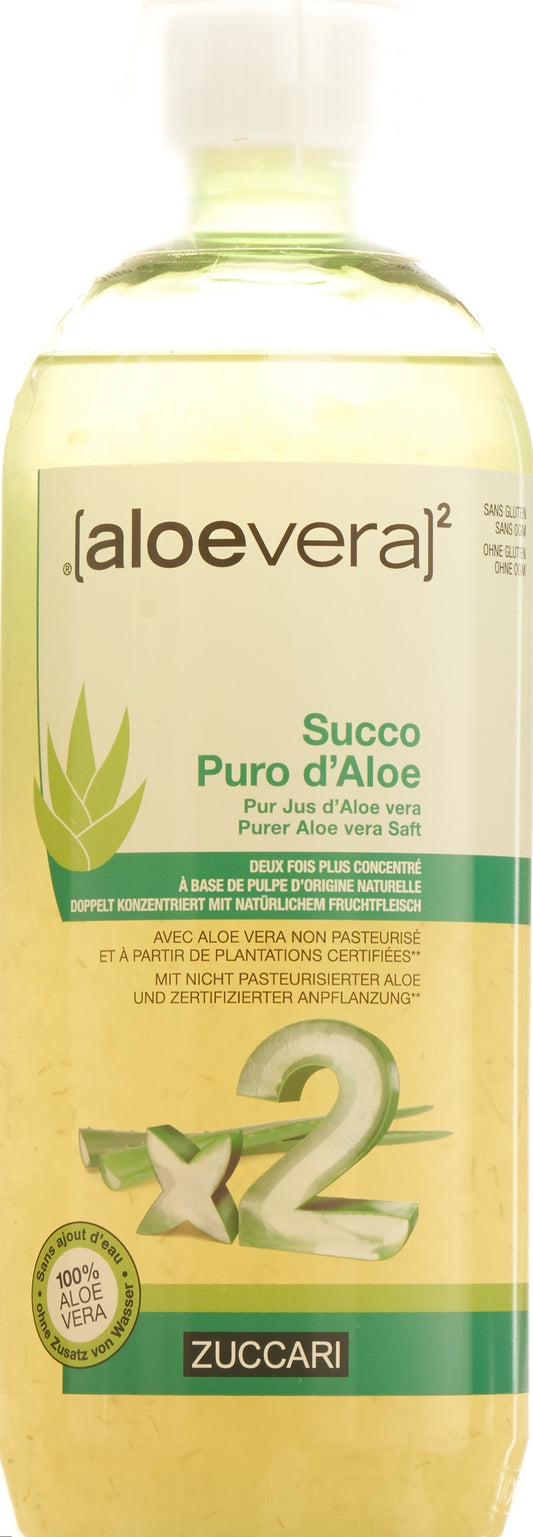 ZUCCARI Aloe Vera Saft rein 1 lt