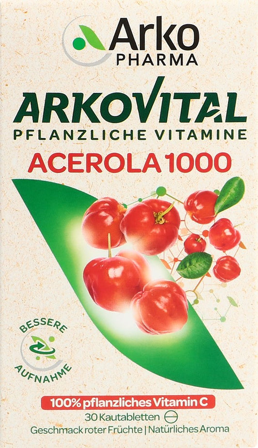 ARKOVITAL Acerola Arko Tabl 1000 mg 30 Stk