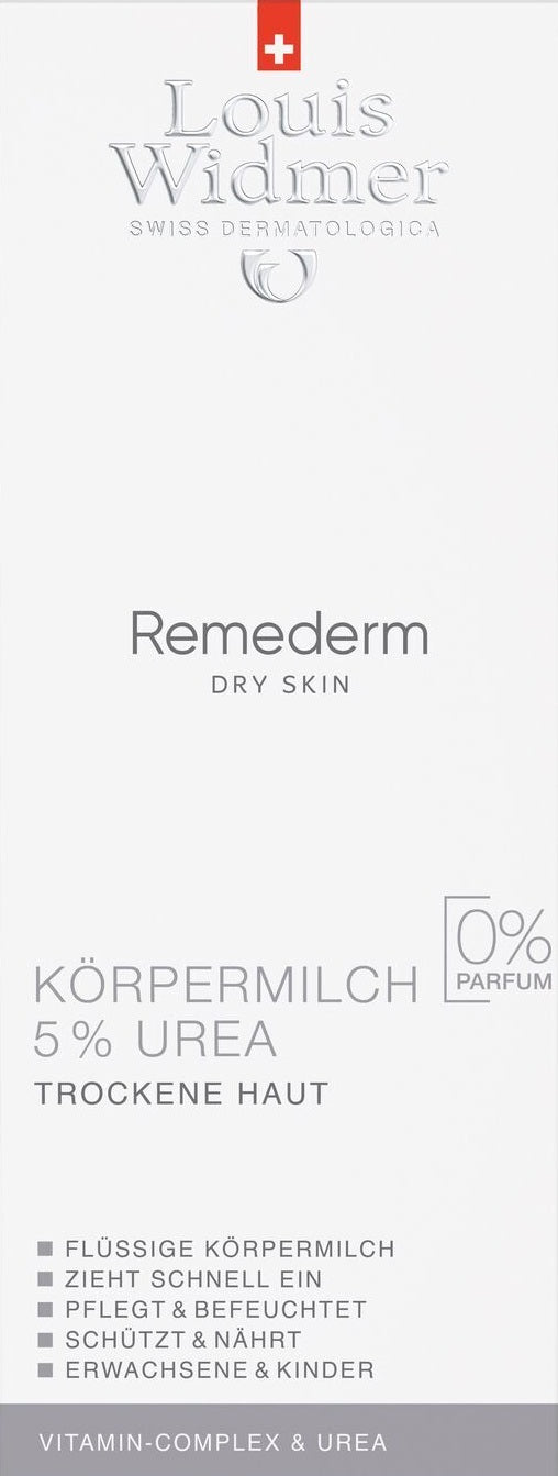 WIDMER Remederm Körpermilch 5% Urea o Parf 200 ml