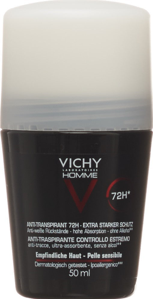 VICHY Homme Deo Anti-T 72H Roll-on 50 ml