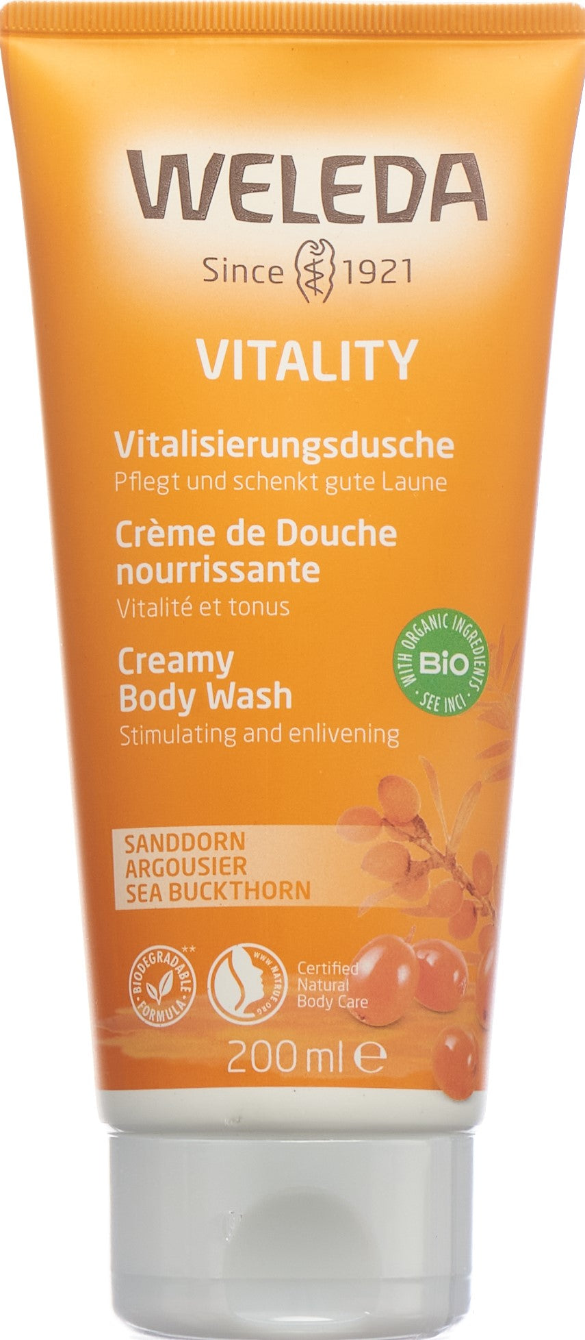 WELEDA Vitalisierungsdusche Sanddorn 200 ml