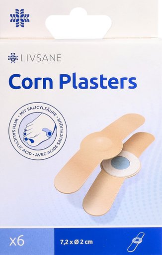 LIVSANE Hühneraugen-Pflaster 6 Stk