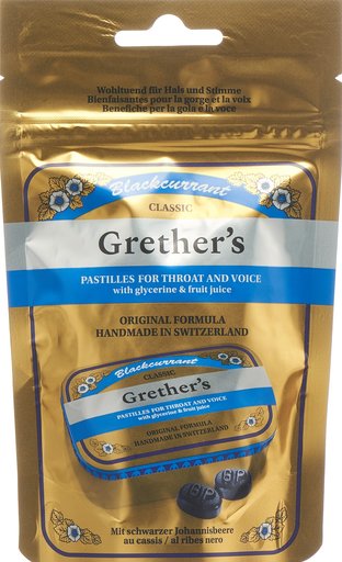 GRETHERS Blackcurrant Past Btl 110 g