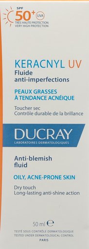 DUCRAY KERACNYL UV Fluid SPF50+ Tb 50 ml