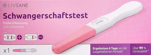 LIVSANE Schwangerschaftstest frühe Erkennung