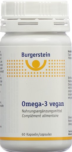 BURGERSTEIN Omega-3 Kaps vegan Ds 60 Stk