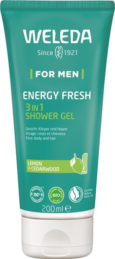 WELEDA FOR MEN 3in1 Shower Gel Energy Fresh 200 ml