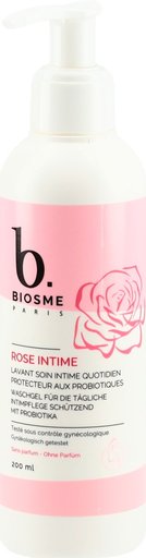 BIOSME Waschgel Intimpflege Rose probiotika 200 ml