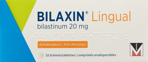 BILAXIN Lingual Schmelztabl 20 mg 10 Stk