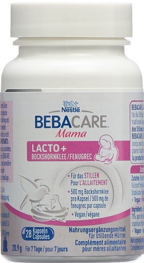 BEBACARE Mama LACTO+ Bockshornklee Kaps Ds 28 Stk