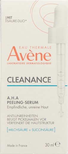 AVENE Cleanance AHA Peeling Serum Tb 30 ml