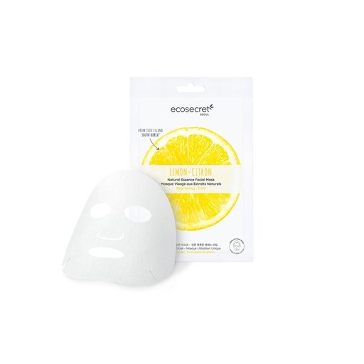 ECOSECRET Gesichtsmaske strahlend Zitrone 20 ml