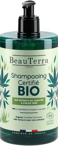 BEAUTERRA Shampoo Hanf Aloe Vera Bio 750 ml