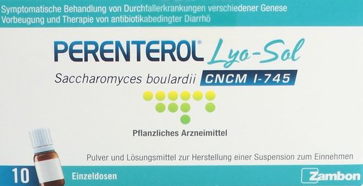 PERENTEROL Lyo-Sol Plv f Susp Fl 10 Stk