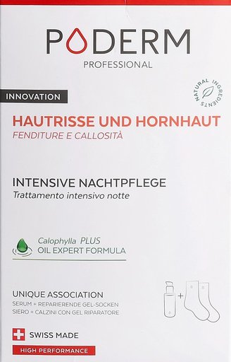 PODERM Serum Hautrisse Hornhaut 75ml +Gelsocken