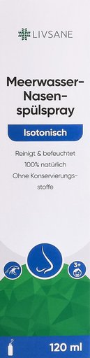 LIVSANE Meerwasser-Nasenspülspray isoton 120 ml