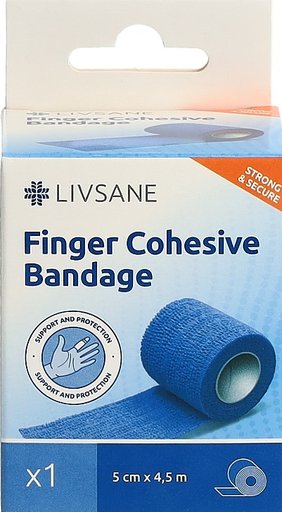 LIVSANE Fingerverband 5cmx4.5m selbsthaftend