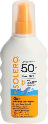 SOLERO Kids Sensitiv Sonnenspray SPF50+ 200 ml