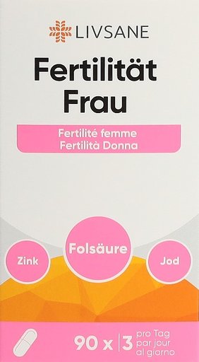 LIVSANE Fertilität Frau Kaps Glas 90 Stk