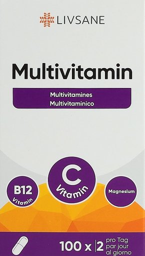 LIVSANE Multivitamin Kaps Glas 100 Stk