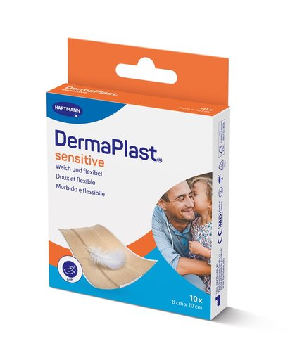 DERMAPLAST Sens Schnellverb 8x10cm bei 10 Stk