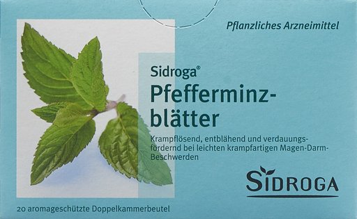 SIDROGA Pfefferminzblätter 20 Btl 1.5 g