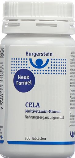 BURGERSTEIN Multivitamin-Mineral CELA Tabl 100 Stk