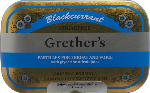 GRETHERS Blackcurrant Past o Z Ds 110 g