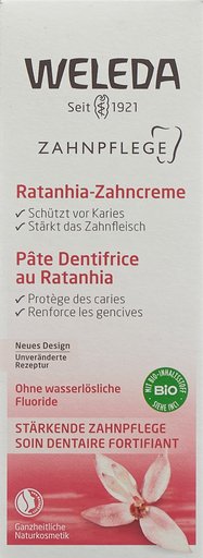 WELEDA Zahncreme Ratanhia Tb 75 ml