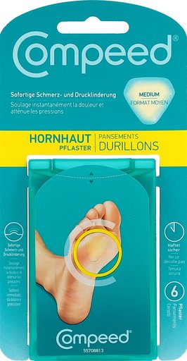 COMPEED Hornhautpflaster M 6 Stk