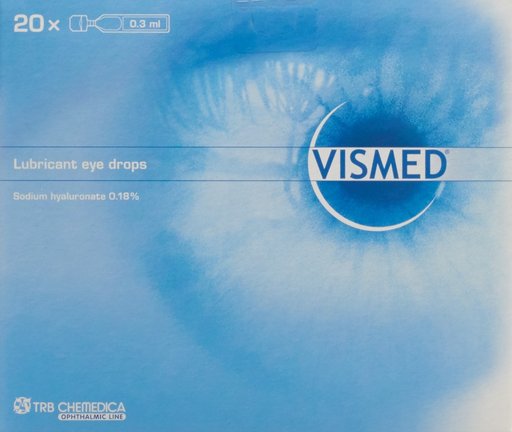 VISMED Gtt Opht 1.8 mg/ml 20 Monodos 0.3 ml