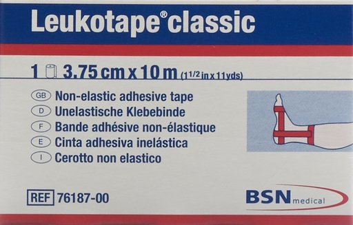 LEUKOTAPE classic Pflasterband 10mx3.75cm rot