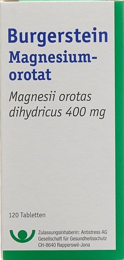 BURGERSTEIN Magnesiumorotat Tabl Ds 120 Stk