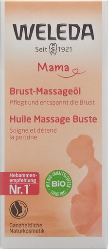 WELEDA MAMA Brust-Massageöl Glasfl 50 ml